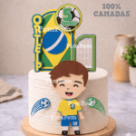 Arquivo de Corte Topo de Bolo Copa do Mundo Brasil