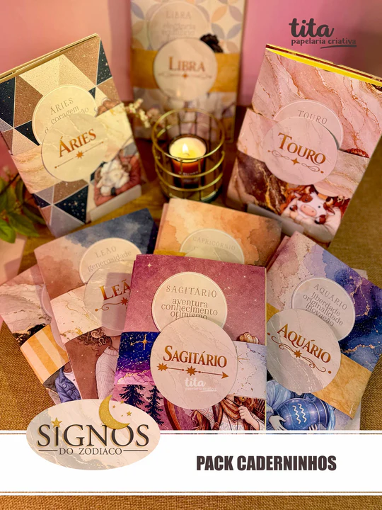preview6_015420ad-6f52-4f42-b982-a52d106bbbb0_540x Signos do Zodíaco - Pack Caderninhos - Imagem 1