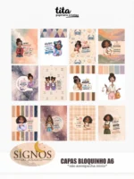 Signos 2026 - Combo Capas (cute + zodíaco) + Miolos básicos - Imagem 19