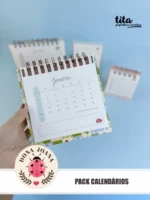 Dona Joana - Pack Calendários ( português e español) + Vídeo aula - Imagem 9