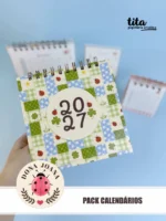 Dona Joana - Pack Calendários ( português e español) + Vídeo aula - Imagem 8