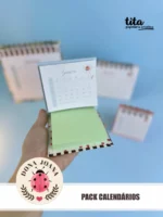 Dona Joana - Pack Calendários ( português e español) + Vídeo aula - Imagem 5