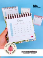 Dona Joana - Pack Calendários ( português e español) + Vídeo aula - Imagem 10