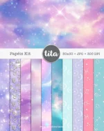 Signos Cute - Combo Ilustrações e papéis - Imagem 3