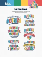 Orgulho Autista - Combo de Ilustrações e Papéis - Imagem 7