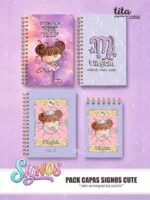 Signos 2026 - Combo Capas (cute + zodíaco) + Miolos básicos - Imagem 25