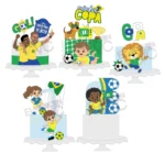 Arquivo de Corte Topos de Bolo CRAQUES DA COPA