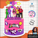 Arquivo de Corte Topo de Bolo Emilly Vick dos Rosas