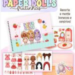 Livrinho Colorido Paper Doolls Frutinhas