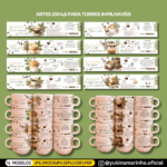 Arte Xícaras Coffe Lovers - Imagem 2