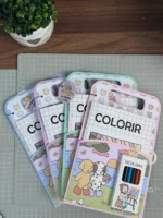 Arquivo Álbum de figurinhas + bolsinha para caderno