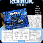 Livrinho Para Colorir Paper Dolls Roblox