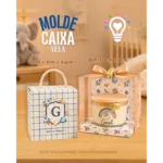 ARQUIVO DE CORTE MOLDE DE CAIXA PARA VELAS DECORADAS