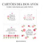 Arte digital cartões Dia dos Avós