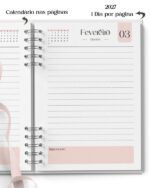 Combo 16 Agendas Femininas Neutra 2027 PERMANENTE Versículos Frases Horários - Imagem 12