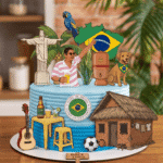 Arquivo de Corte Topo de Bolo Brasilidades