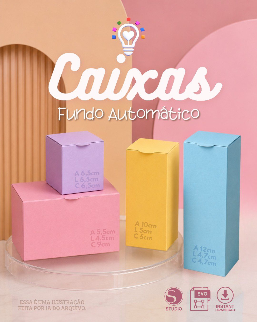 CAIXAS AUTOMÁTICAS RETANGULAR E QUADRADA ARQUIVO DE CORTE CAIXAS AUTOMÁTICAS RETANGULAR E QUADRADA - Imagem 1