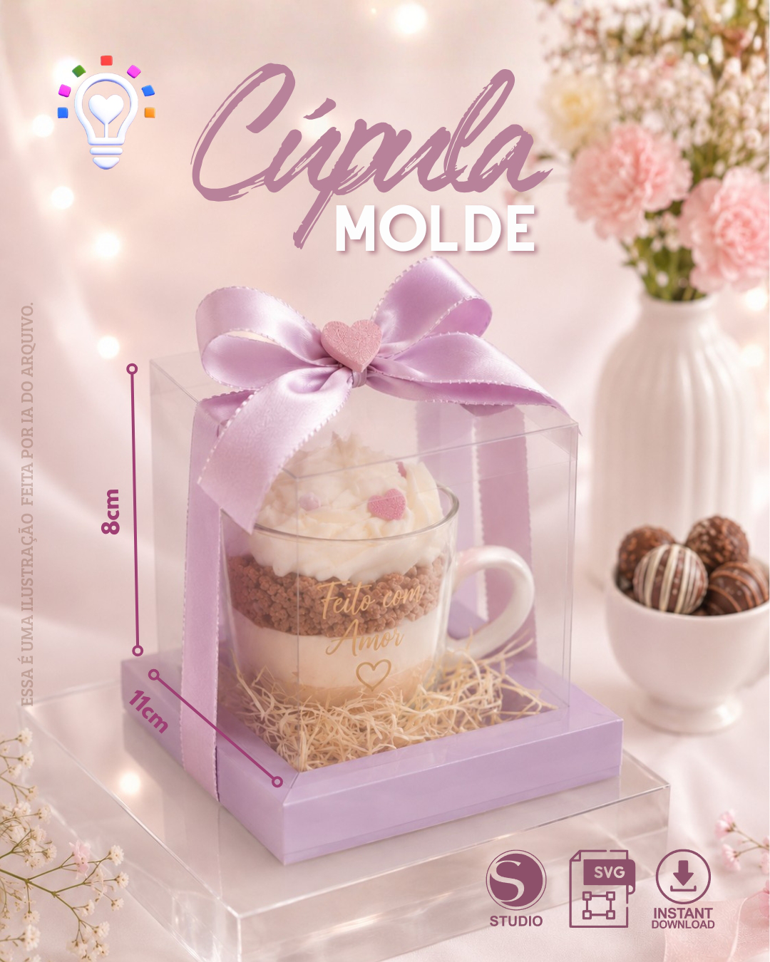 CÚPULA ARQUIVO DE CORTE MOLDE DE CÙPULA - Imagem 1