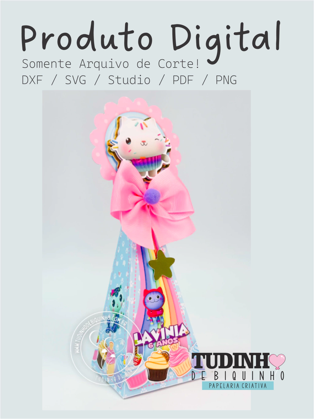 Caixa Cone Casa da Gaby Molde Cone - Gabby - Imagem 1