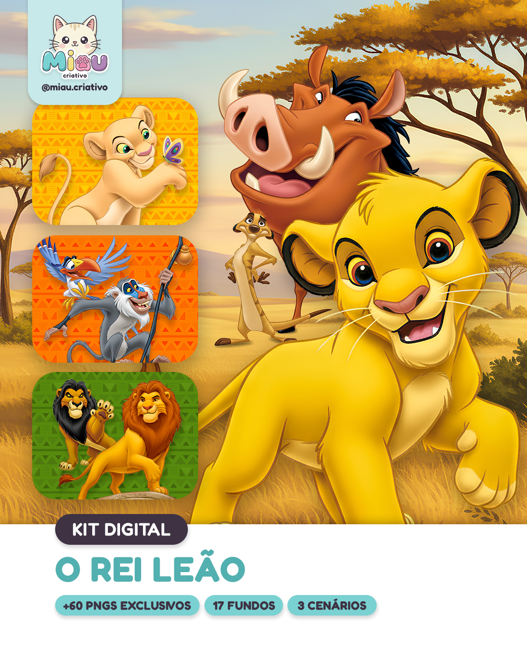 O Rei Leão Kit Digital O Rei Leão - Imagem 1