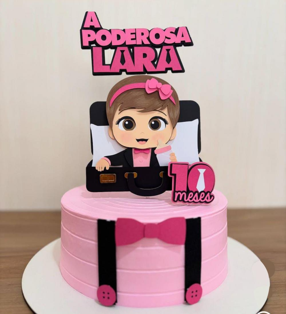 Topo de Bolo Poderosa Chefinha Arquivo de Corte Topo de Bolo Poderosa Chefinha - Imagem 1