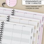 Arquivo Kit Agendamento Semanal 2027 de 15 em 15 minutos em 3 Cores