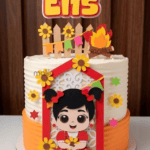 Arquivo de Corte Topo de Bolo Arraiá da Elis