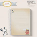 ARTE CADERNO A5 SNOOPY (CAPA PLANA) - Imagem 3