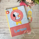 Arte caderno brochura grande Snoopy