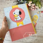 Arte caderno brochura grande Snoopy - Imagem 3