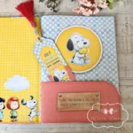 Arte caderno brochura grande Snoopy - Imagem 6