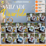 ESTAMPAS AMIZADE DIVERTIDA CANECA - Imagem 2