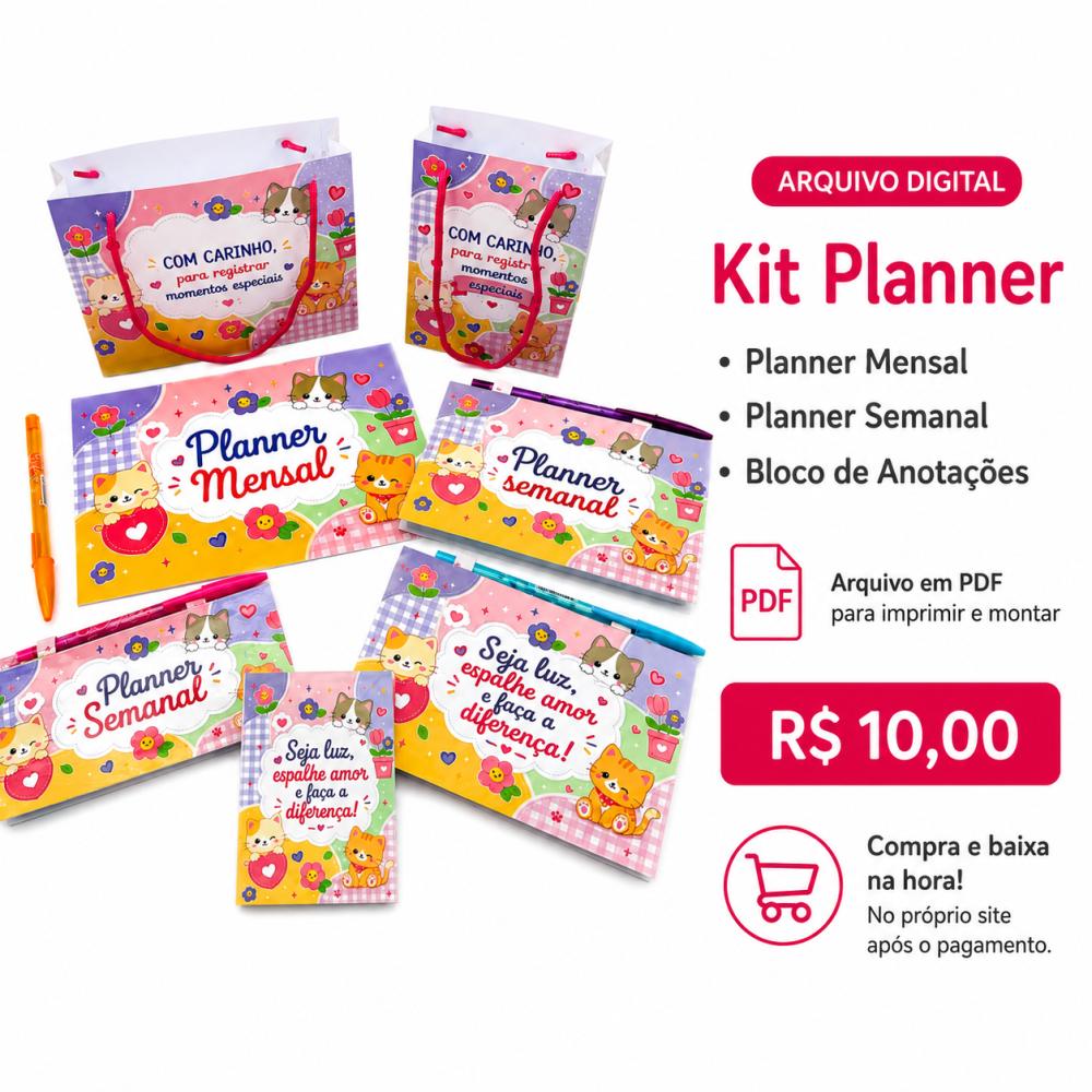 large Planner 2026 + Bloco - Imagem 1