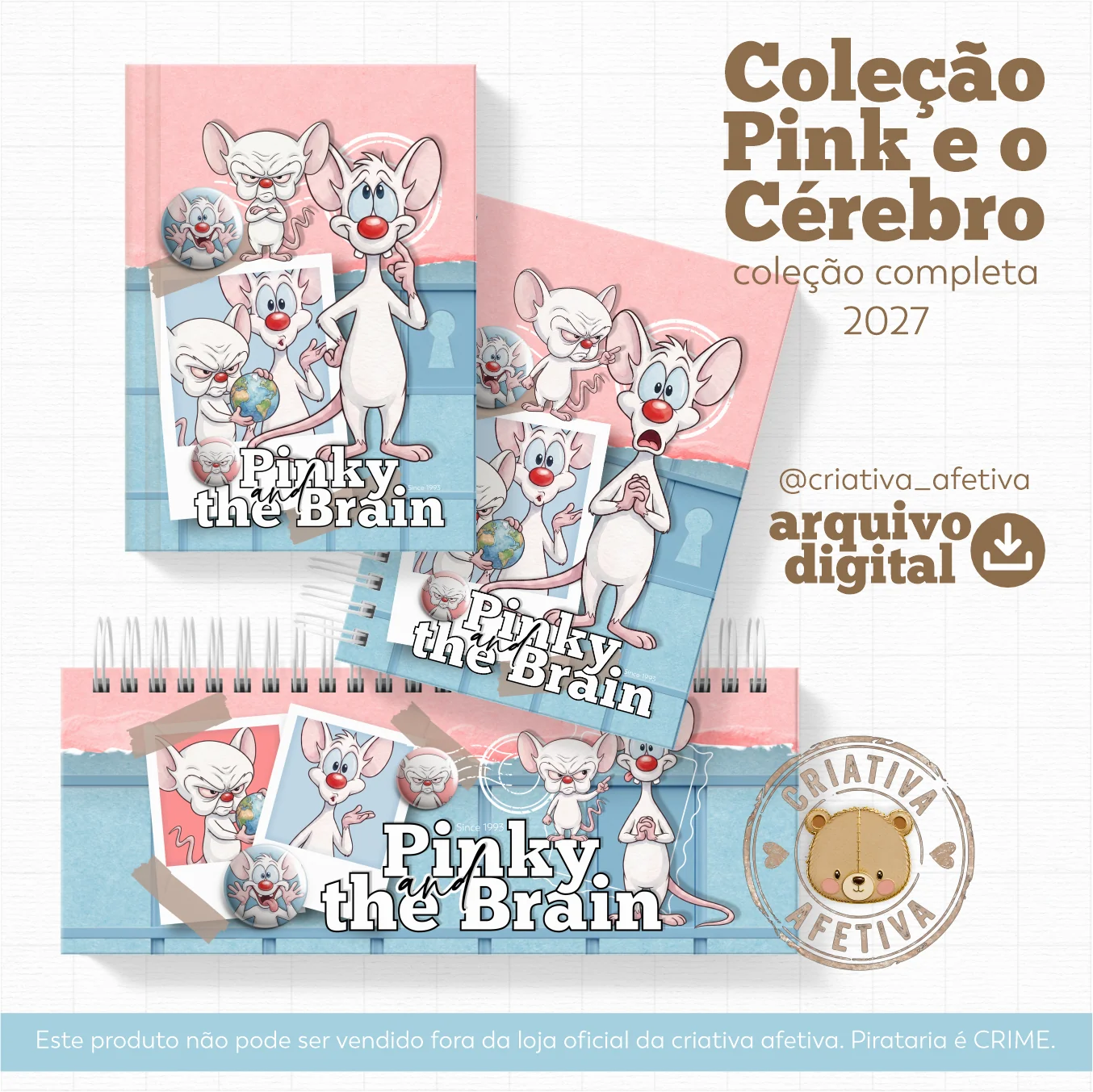 4-2 Coleção Completa Pink e o Cérebro - Imagem 1