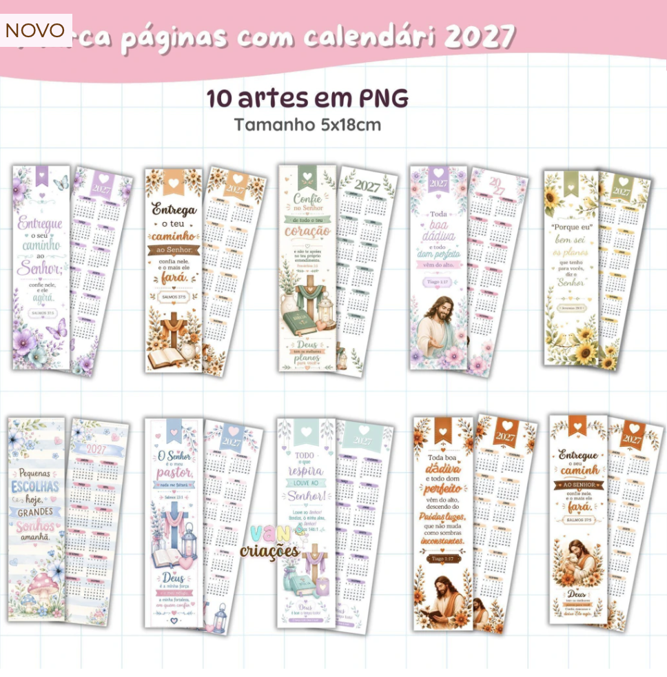 MARCA PÁGINAS CRISTÃO Arquivo Digital - Marca páginas Cristão - Imagem 1