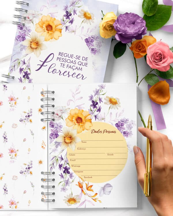 ARQUIVO COMBO 6 Agendas 2027 e Permanente Floral Encanto - Imagem 11