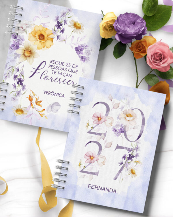 ARQUIVO COMBO 6 Agendas 2027 e Permanente Floral Encanto - Imagem 5