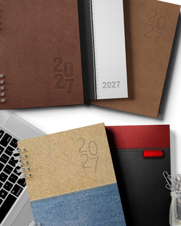 Super Combo 11 Agendas 2027 e Permanente Masculina com 5 Modelos de Capa - Imagem 11
