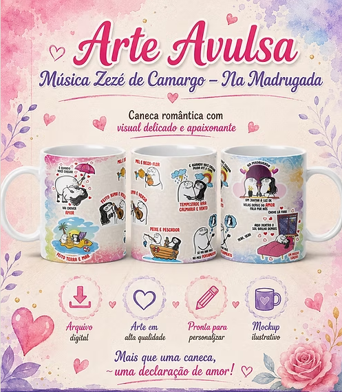 Arte Avulsa ZEZE de camargo Arte Avulsa Na Madrugada -Zezé de Camargo - Imagem 1