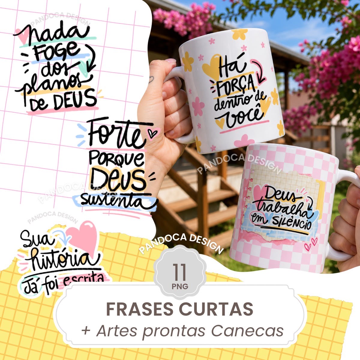 fc38cd45-3b48-4eba-b783-b25fd0046c74 Frases Básicas Curtas + Arte Canecas - Imagem 1