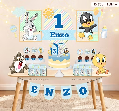 LOONEY TUNES 18 LOONEY TUNES - Coletiva Festa Pronta - Imagem 1