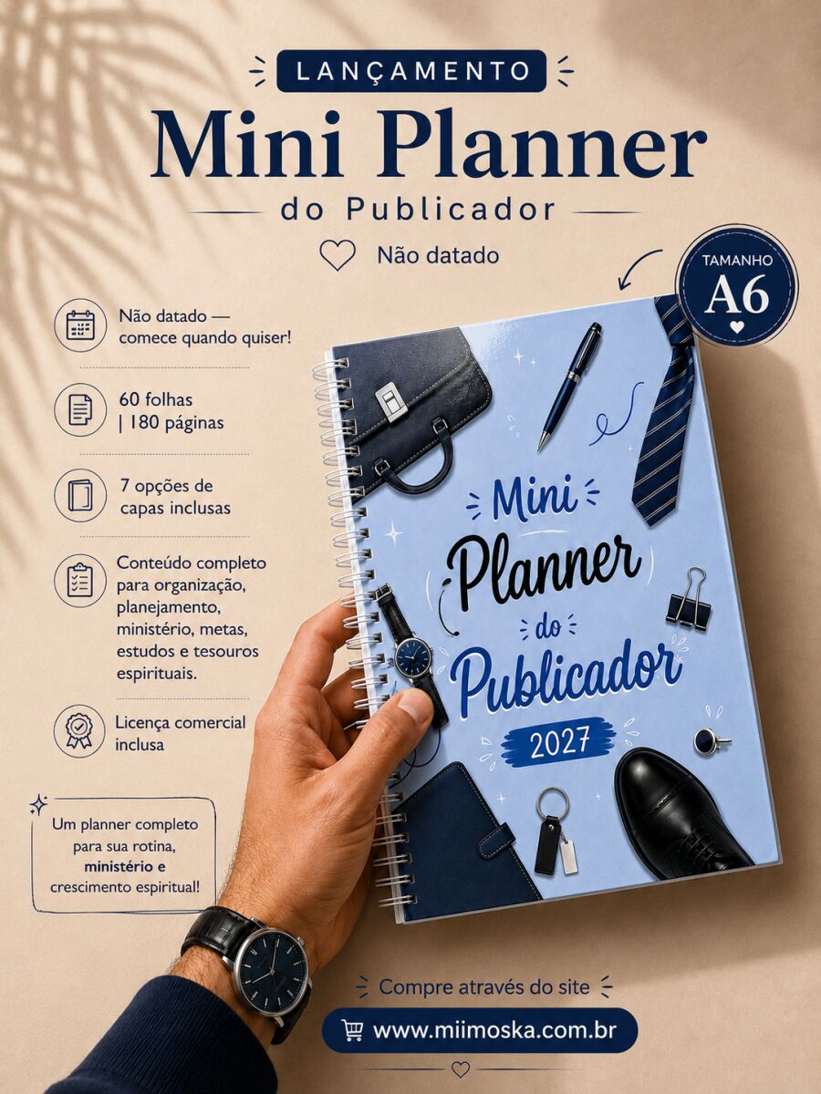 large (82) Arquivo Mini Planner Publicador - Imagem 1