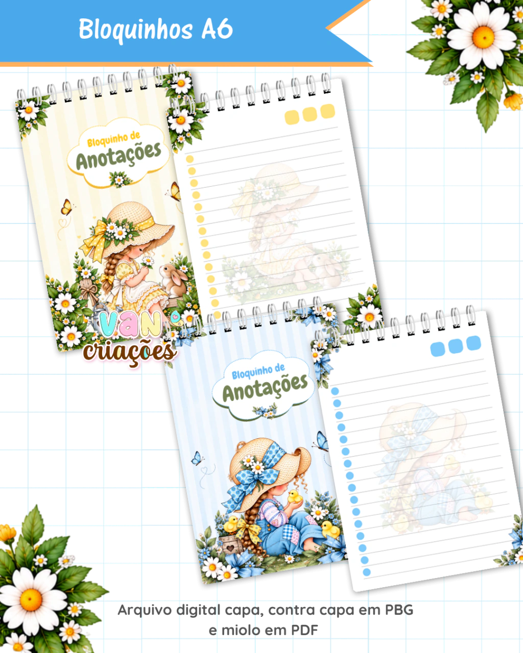 mockup-1-ae2fbc115ec492151317905339503225-1024-1024 Kit Digital – Bloquinhos A6 - Bonequinhas - Imagem 1